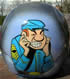 artiste peintre aerographe casque moto