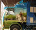 aerographe sur camion manade artiste peintre Duclos Yves
