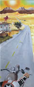 artiste peintre aerographe  route 66 au diner 66 chateurenard